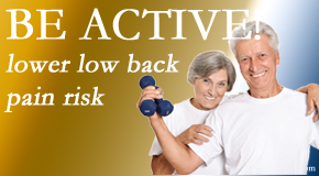 Chiropractic Spine Sports And Rehabilitation shares the relationship between physical activity level and back pain and the benefit of being physically active.  