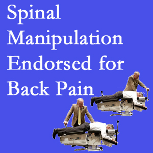 Tonawanda chiropractic care includes spinal manipulation, an effective,  non-invasive, non-drug approach to low back pain relief.