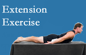 Chiropractic Spine Sports And Rehabilitation recommends extensor strengthening exercises when back pain patients are ready for them.