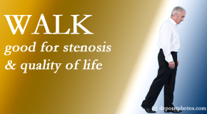 Chiropractic Spine Sports And Rehabilitation encourages walking and guideline-recommended non-drug therapy for spinal stenosis, reduction of its pain, and improvement in walking.