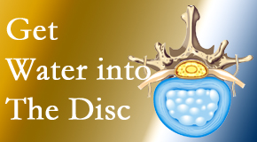 Chiropractic Spine Sports And Rehabilitation uses spinal manipulation and exercise to boost the diffusion of water into the disc which helps the health of the disc.