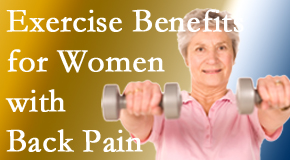 Chiropractic Spine Sports And Rehabilitation shares recent research about how beneficial exercise is, especially for older women with back pain. 