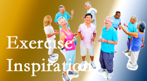 Chiropractic Spine Sports And Rehabilitation hopes to inspire exercise for back pain relief by listening closely and encouraging patients to exercise with others.