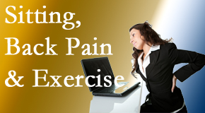 Chiropractic Spine Sports And Rehabilitation urges less sitting and more exercising to combat back pain and other pain issues.