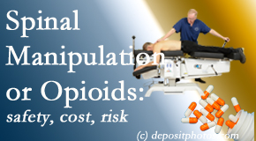 Chiropractic Spine Sports And Rehabilitation presents new comparison studies of the safety, cost, and effectiveness in reducing the need for further care of chronic low back pain: opioid vs spinal manipulation treatments.