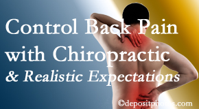 Chiropractic Spine Sports And Rehabilitation helps patients establish realistic goals and find some control of their back pain and neck pain so it doesn’t necessarily control them. 