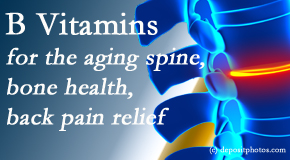Chiropractic Spine Sports And Rehabilitation presents new research regarding B vitamins and their value in supporting bone health and back pain management.
