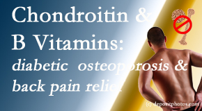 Chiropractic Spine Sports And Rehabilitation offers nutritional advice for back pain relief that includes chondroitin sulfate and B vitamins. 