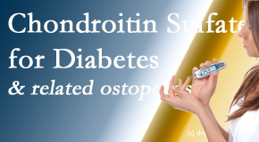 Chiropractic Spine Sports And Rehabilitation shares new info on the benefits of chondroitin sulfate for diabetes management of its inflammatory and osteoporotic aspects.