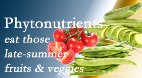 Chiropractic Spine Sports And Rehabilitation shares research on the benefits of phytonutrient-filled fruits and vegetables. 