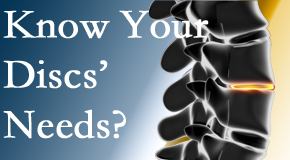 Your Tonawanda chiropractor knows all about spinal discs and what they need nutritionally. Do you?
