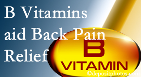 Chiropractic Spine Sports And Rehabilitation may include B vitamins in the Tonawanda chiropractic treatment plan of back pain sufferers. 