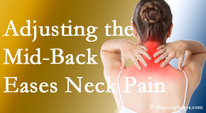 Chiropractic Spine Sports And Rehabilitation values the whole spine and that treating one section of the spine (thoracic) eases pain in another (cervical)!