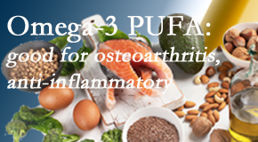 Chiropractic Spine Sports And Rehabilitation treats pain – back pain, neck pain, extremity pain – often linked to the degenerative processes associated with osteoarthritis for which fatty oils – omega 3 PUFAs – help. 