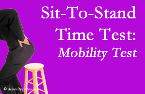 Tonawanda chiropractic patients are encouraged to check their mobility via the sit-to-stand test…and increase mobility by doing it!