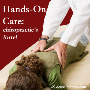 image of Tonawanda chiropractic hands-on treatment