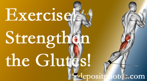 Tonawanda chiropractic care at Chiropractic Spine Sports And Rehabilitation incorporates exercise to strengthen glutes.