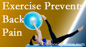 Chiropractic Spine Sports And Rehabilitation encourages Tonawanda back pain prevention with exercise.