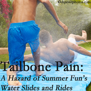 Chiropractic Spine Sports And Rehabilitation offers chiropractic manipulation to ease tailbone pain after a Tonawanda water ride or water slide injury to the coccyx.