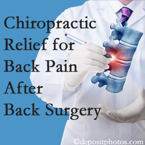 Chiropractic Spine Sports And Rehabilitation offers back pain relief to patients who have already undergone back surgery and still have pain.