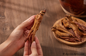 Tonawanda chiropractic nutrition tip: picture  of red ginseng for anti-aging and anti-inflammatory pain