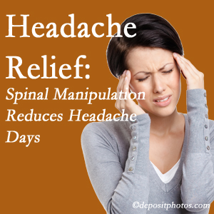 Tonawanda chiropractic care at Chiropractic Spine Sports And Rehabilitation may reduce headache days each month.