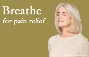 Chiropractic Spine Sports And Rehabilitation shares how important slow deep breathing is in pain relief.